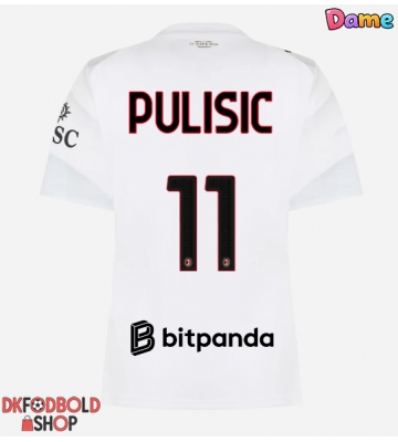 AC Milan Christian Pulisic #11 Udebanetrøje Dame 2026-27 Kort ærmer AC Milan Christian Pulisic #11 Udebanetrøje Dame 2026-27 Kort ærmer